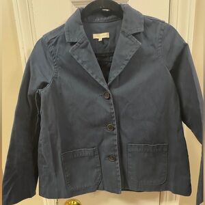 ANN MASHBURN Midnight Blue Blazer pit to pit 18 (needs to be taken to dry clean